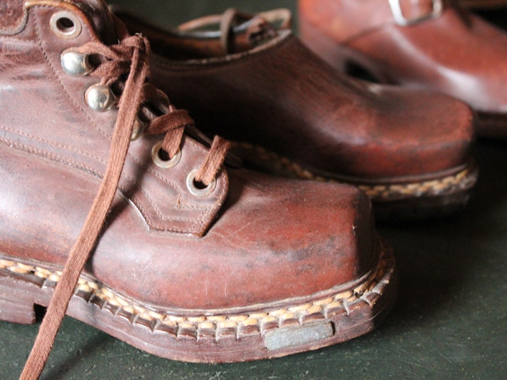 Kleine Schuh-Modelle von 1930, noch vom Vater gefertigt