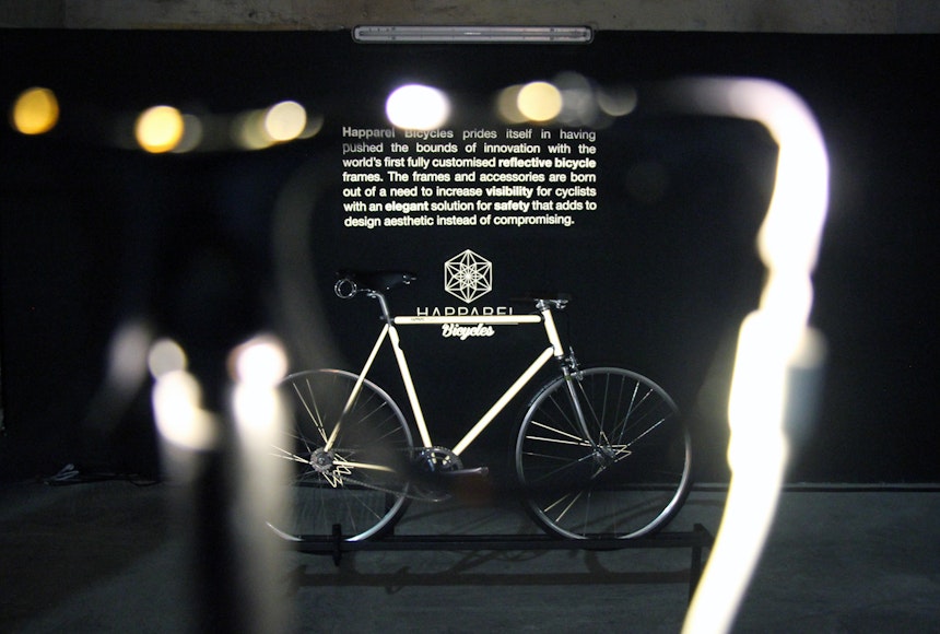 Happarel Bicycles, vollständig reflektierende Fahrradrahmen, handgefertigt in Berlin