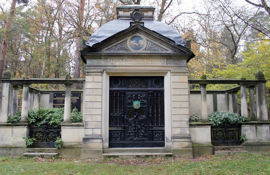 Die Grabstätte der Familie Gustav Langenscheidt