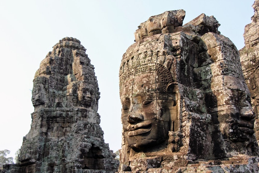 Angkor Thom – Tempel Bayon mit Gesichtertürmen